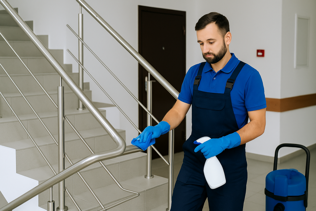 Trappenhuis schoonmaak